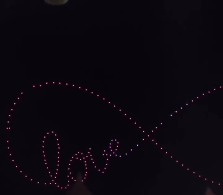 Love written inside an infinity loop above The Westin Jaipur